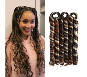 French Curl Braids hairstyle