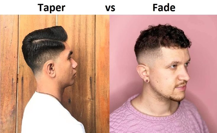 Difference Between Taper and Fade hairstyle