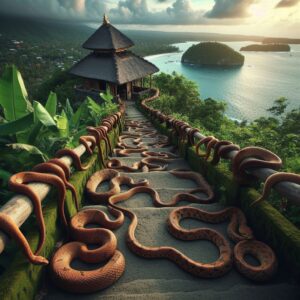 Non venomous snakes in Bali